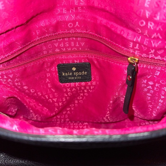 COPY - Black leather Kate Spade purse - Picture 4 of 8